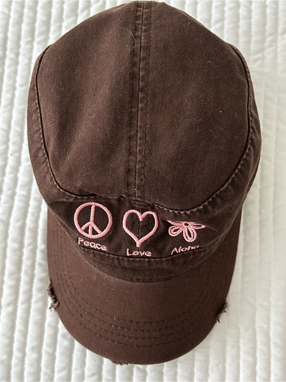 OTTO Peace Love Aloha Embroidered Cap - Picture 4 of 8